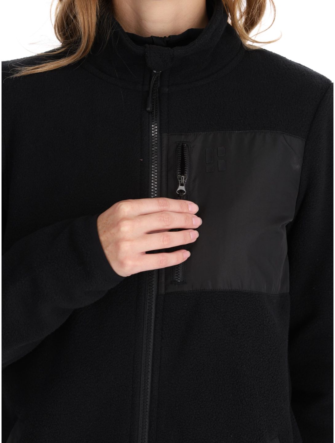 Poederbaas, Four Seasons Fleece jacket women Black black 