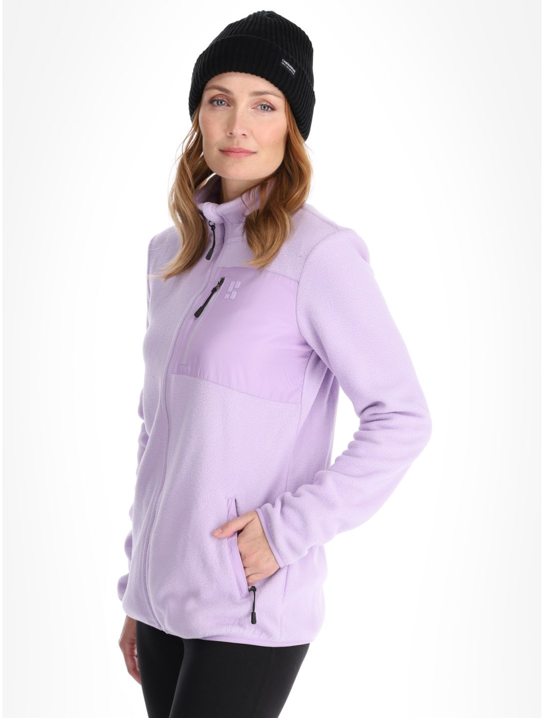 Poederbaas, Four Seasons Fleece jacket women Lila purple 