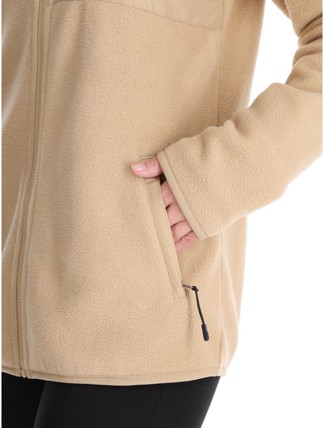 Poederbaas, Four Seasons Fleece jacket women Sand beige 