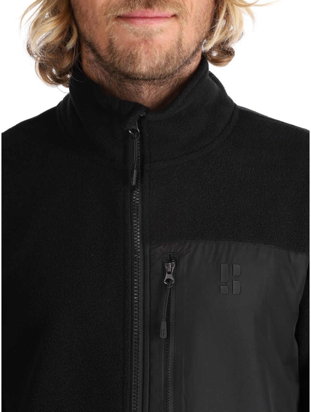 Poederbaas, Four Seasons Fleece jacket men Black black 