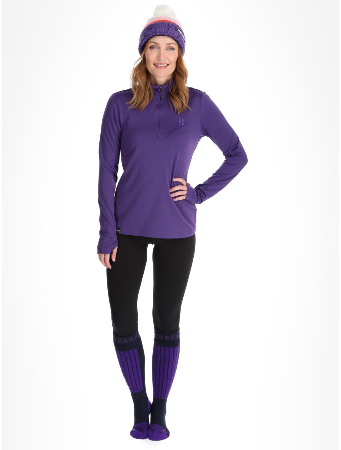 Poederbaas, Four Seasons Lightweight pullover women Purple purple 