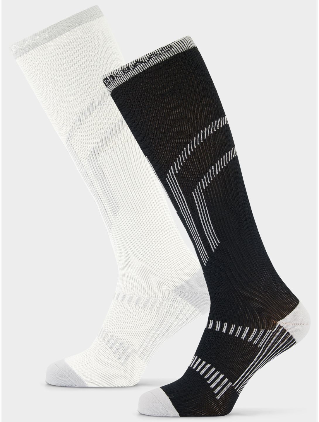 Poederbaas, Giftbox Ski Socks 2-pack ski socks 2-pack unisex Black White black, white 