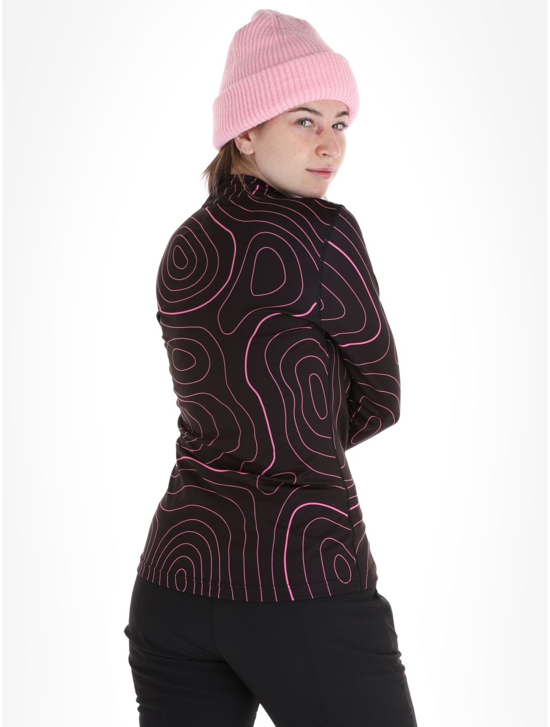 Poederbaas, Maps pullover women Black Pink black, pink 