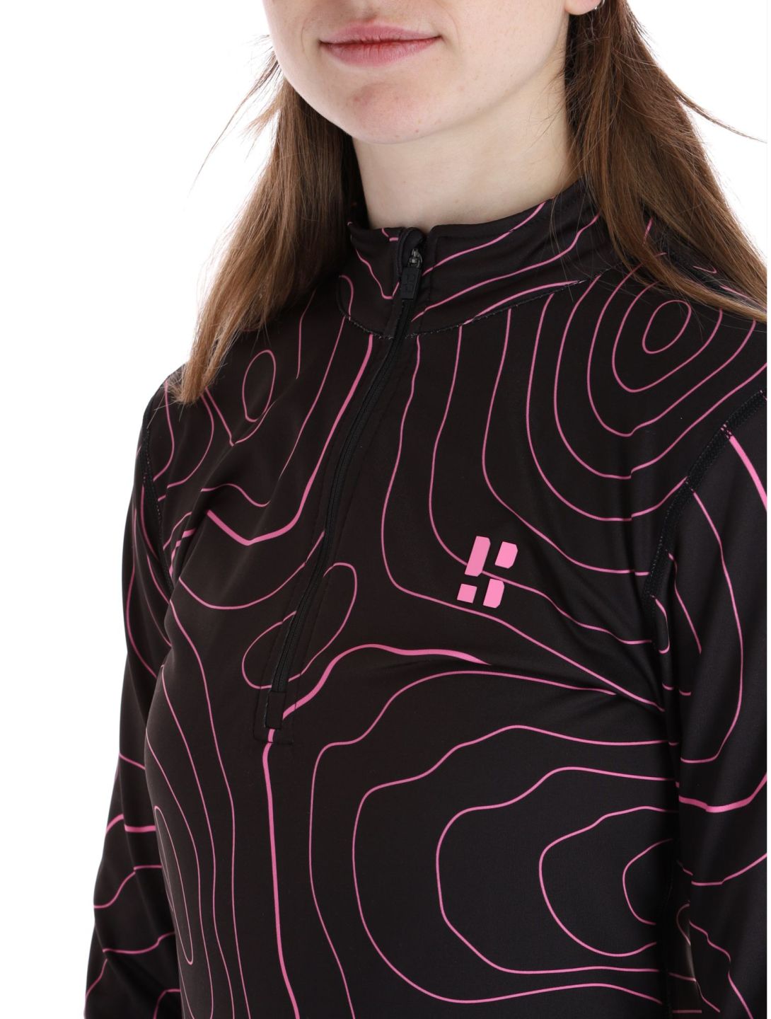 Poederbaas, Maps pullover women Black Pink black, pink 