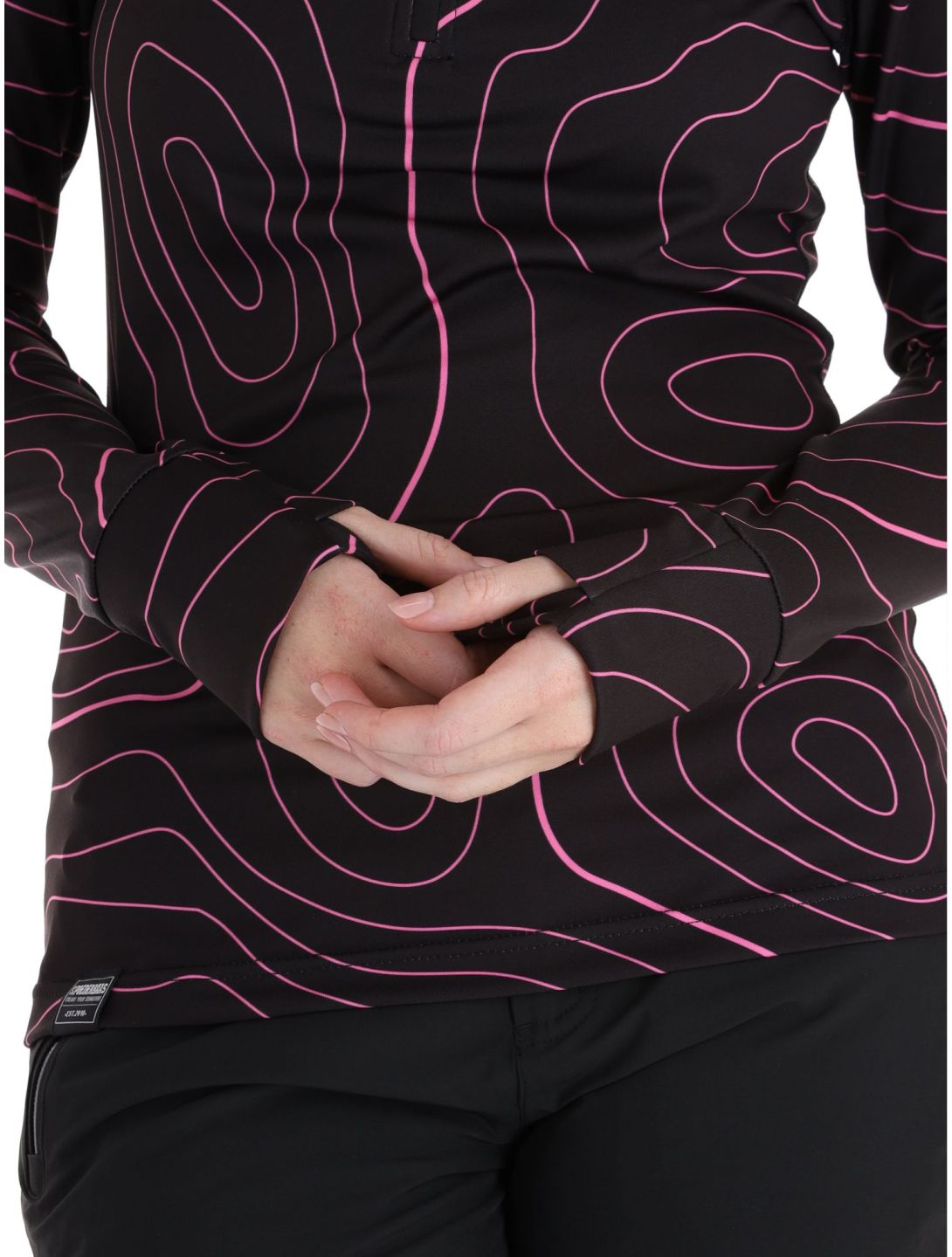 Poederbaas, Maps pullover women Black Pink black, pink 