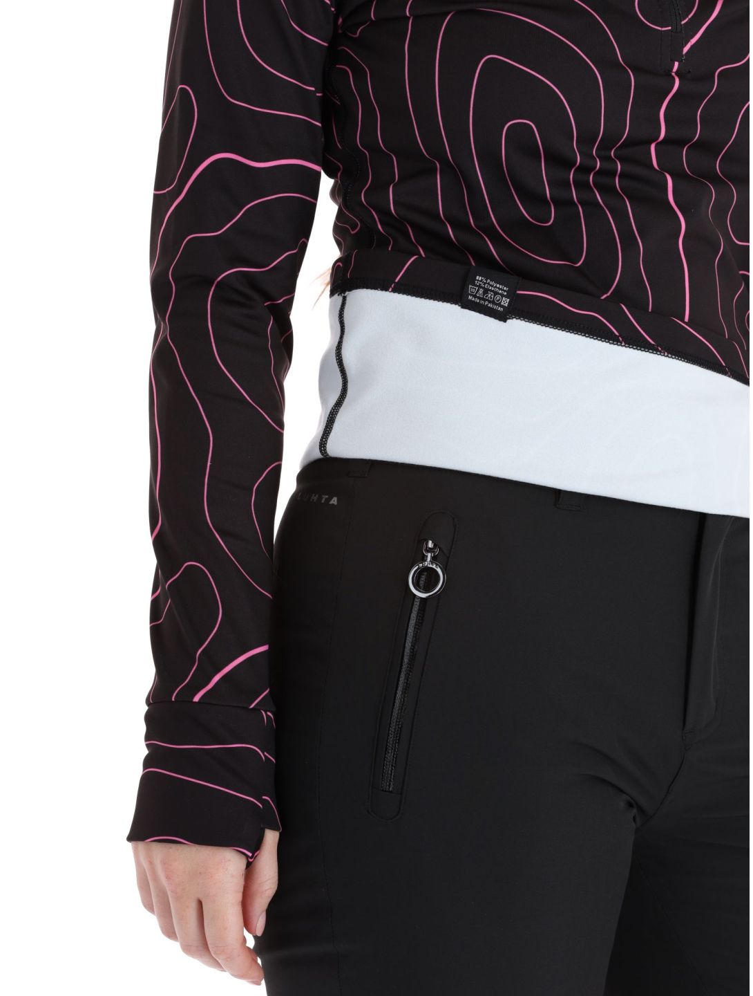 Poederbaas, Maps pullover women Black Pink black, pink 