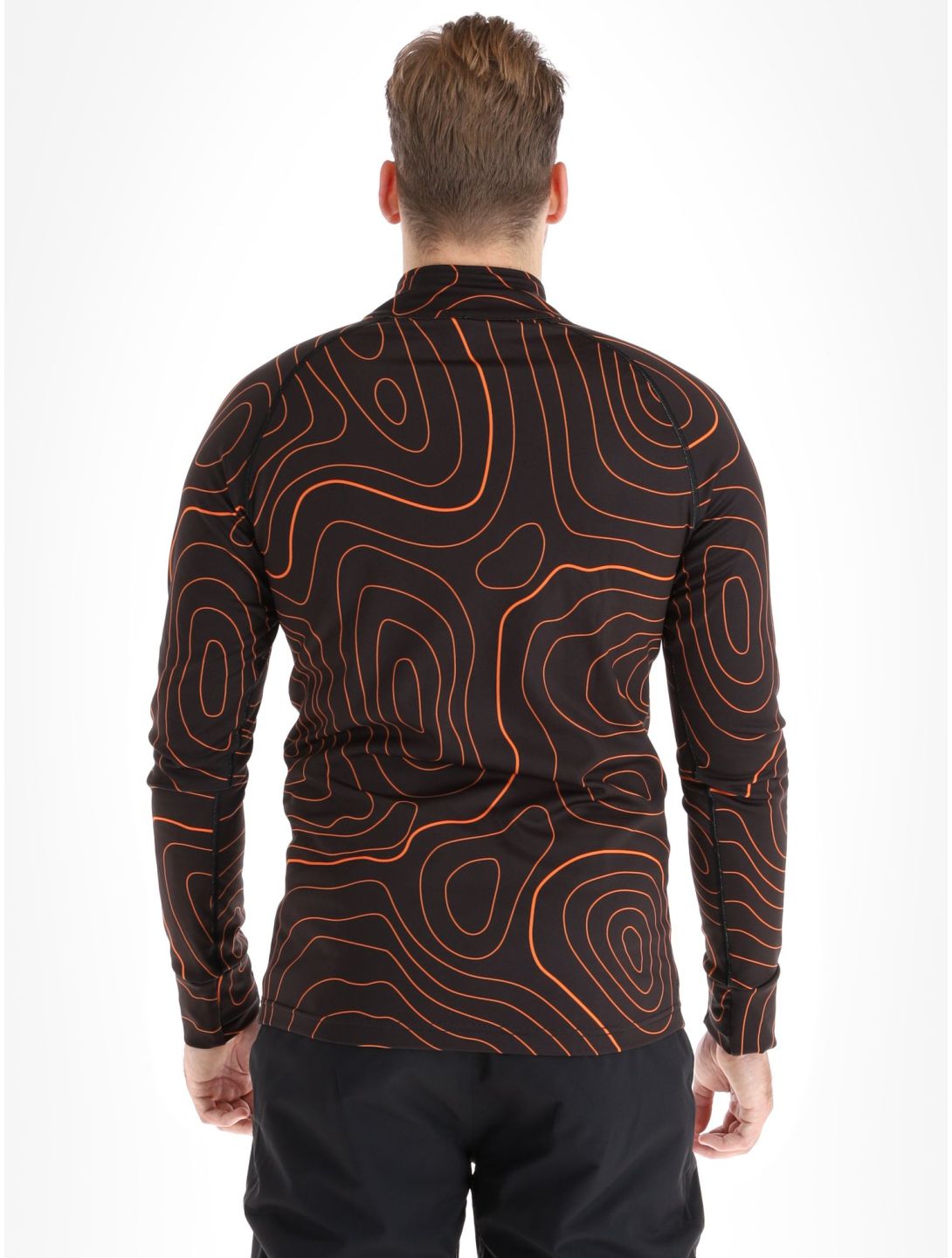 Poederbaas, Maps pullover men Black Orange black, orange 