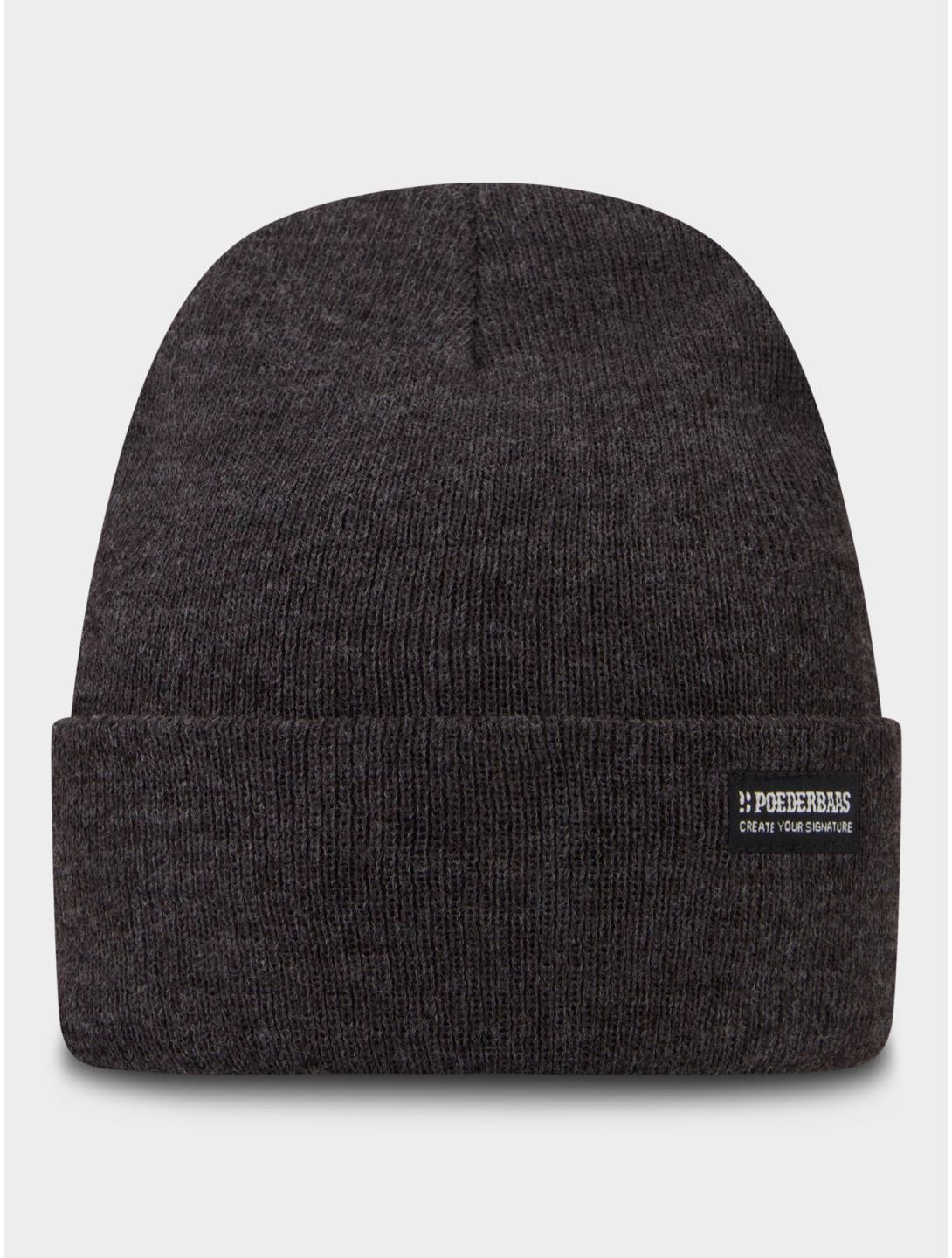 Poederbaas, Park Beanie beanie unisex Antracite grey 