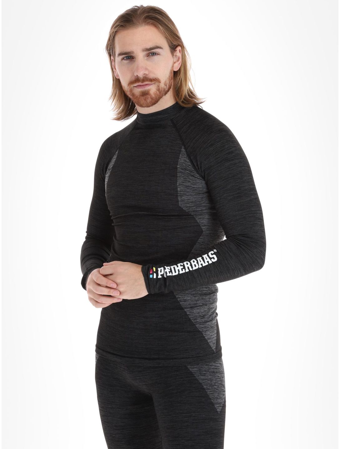 Poederbaas, Technical Thermo Longsleeve thermal shirt men Black black 