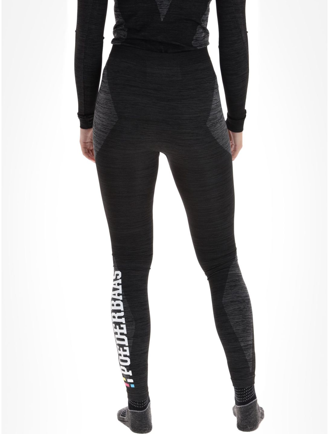 Poederbaas, Technical Thermo thermal pants women Black black 