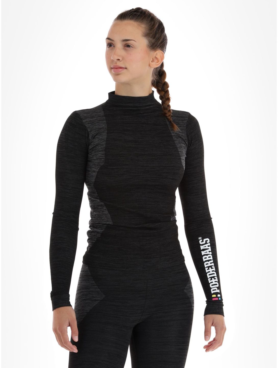 Poederbaas, Technical Thermo Shirt Longsleeve thermal shirt women Black black 