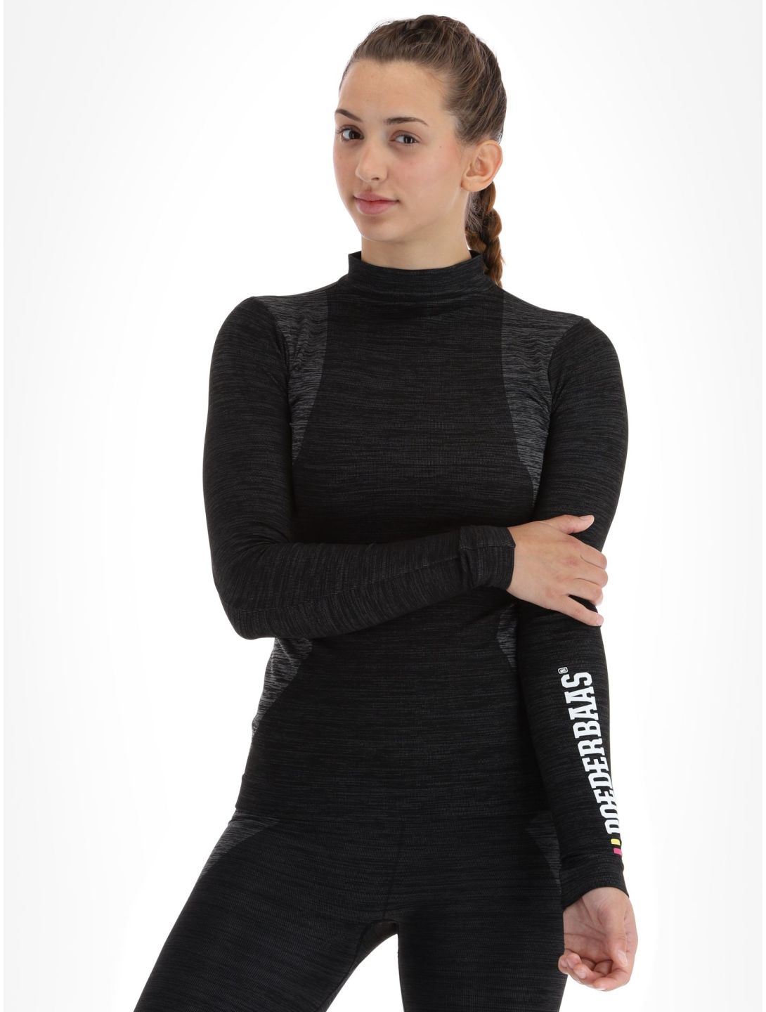 Poederbaas, Technical Thermo Shirt Longsleeve thermal shirt women Black black 