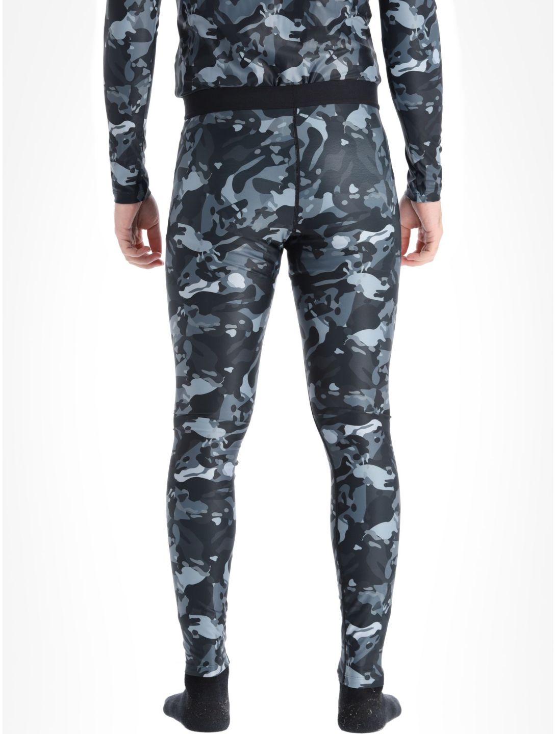 Poederbaas, Thermo Camo thermal pants men Black black 