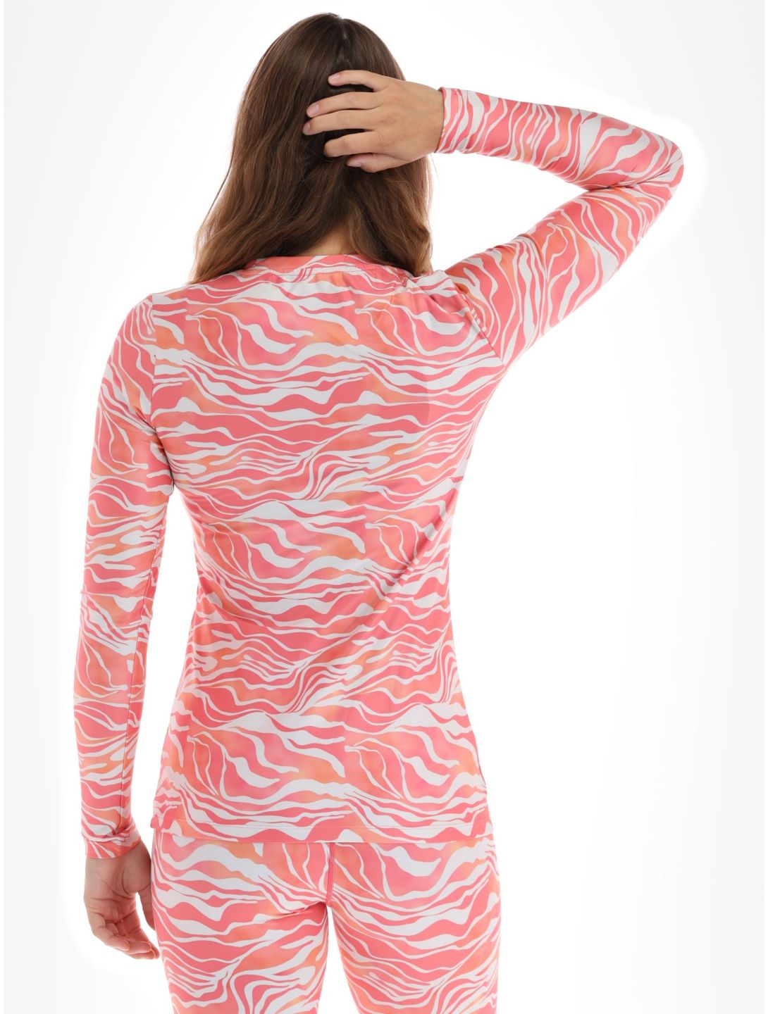 Poederbaas, Thermo Animal thermal shirt women Zebra Pink pink 