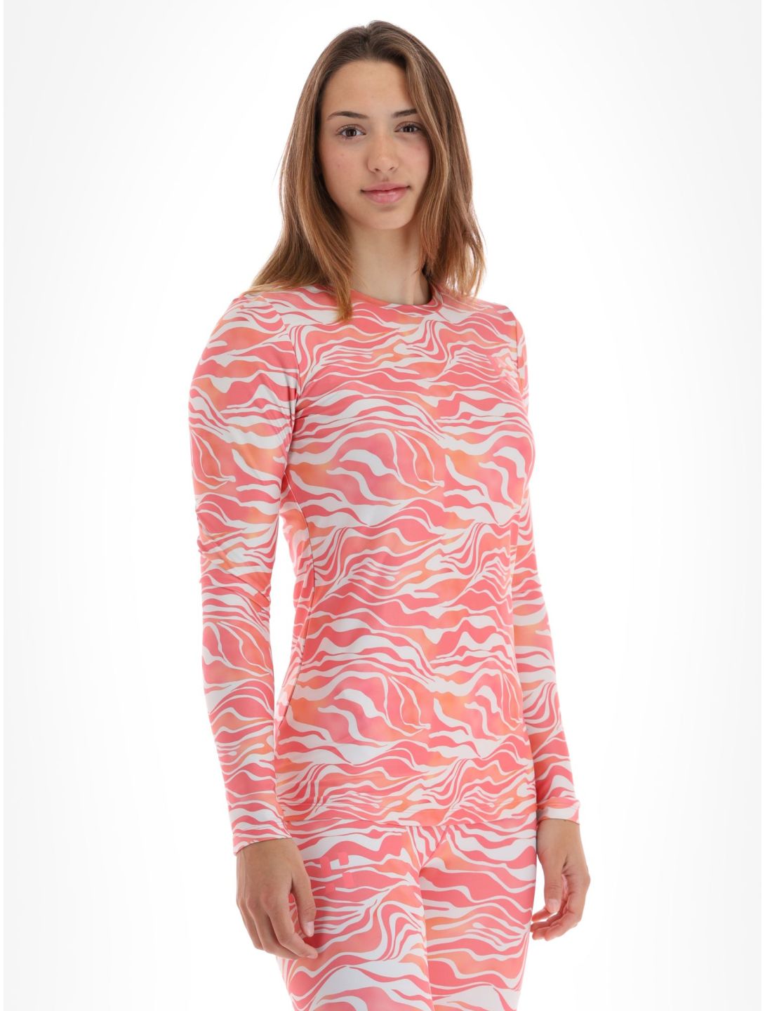 Poederbaas, Thermo Animal thermal shirt women Zebra Pink pink 