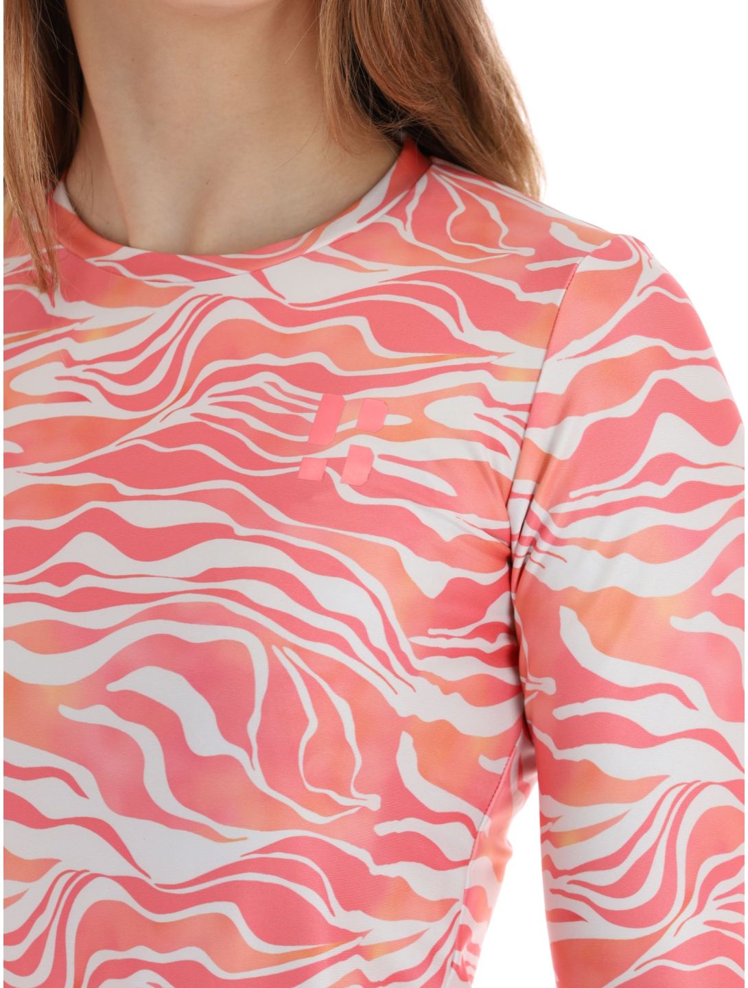 Poederbaas, Thermo Animal thermal shirt women Zebra Pink pink 