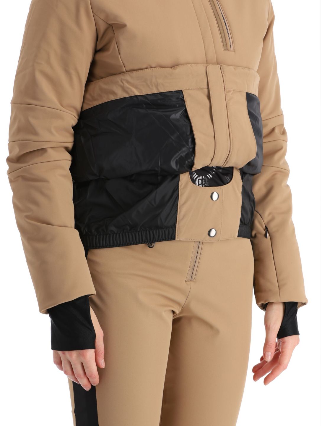 Poivre Blanc, Active Line W23-0802-WO ski jacket women Almond Brown brown 