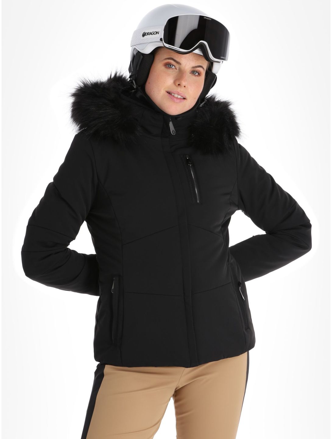 Poivre Blanc, Active Line W23-0802-WO ski jacket women Black black 