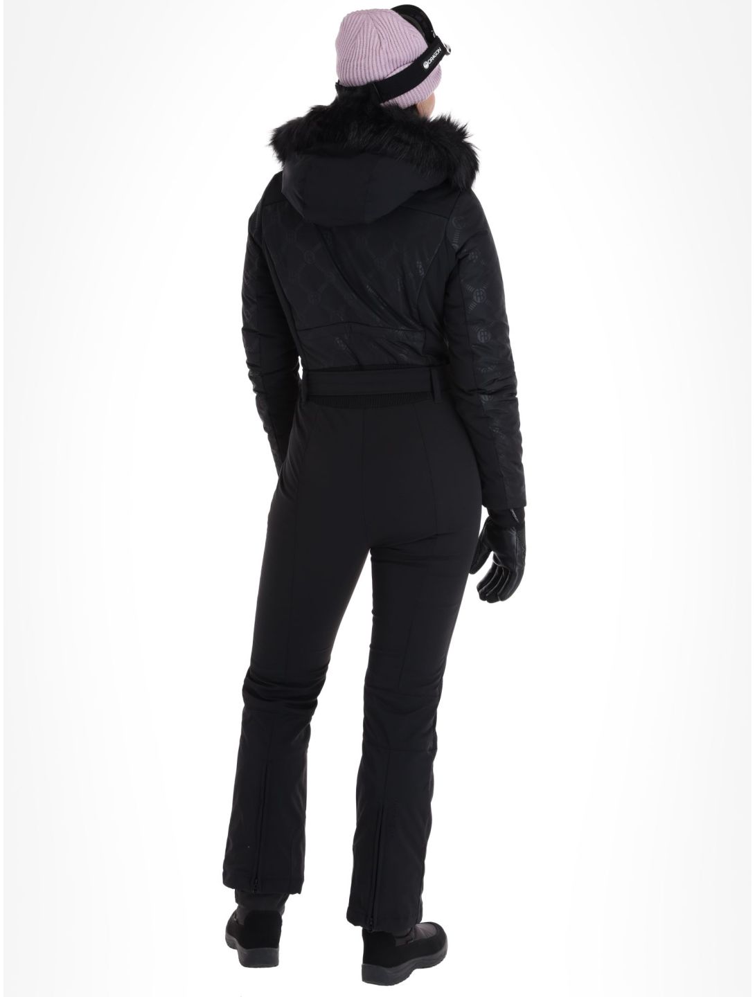 Poivre Blanc, Active Line W23-0831-WO/E ski suit women Embossed Black black 