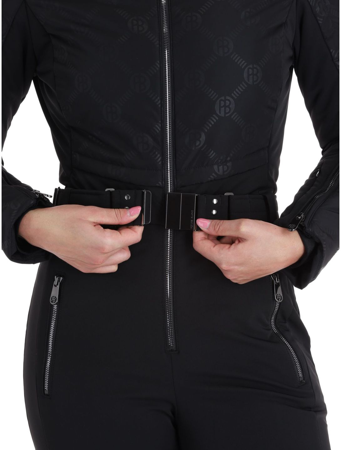 Poivre Blanc, Active Line W23-0831-WO/E ski suit women Embossed Black black 