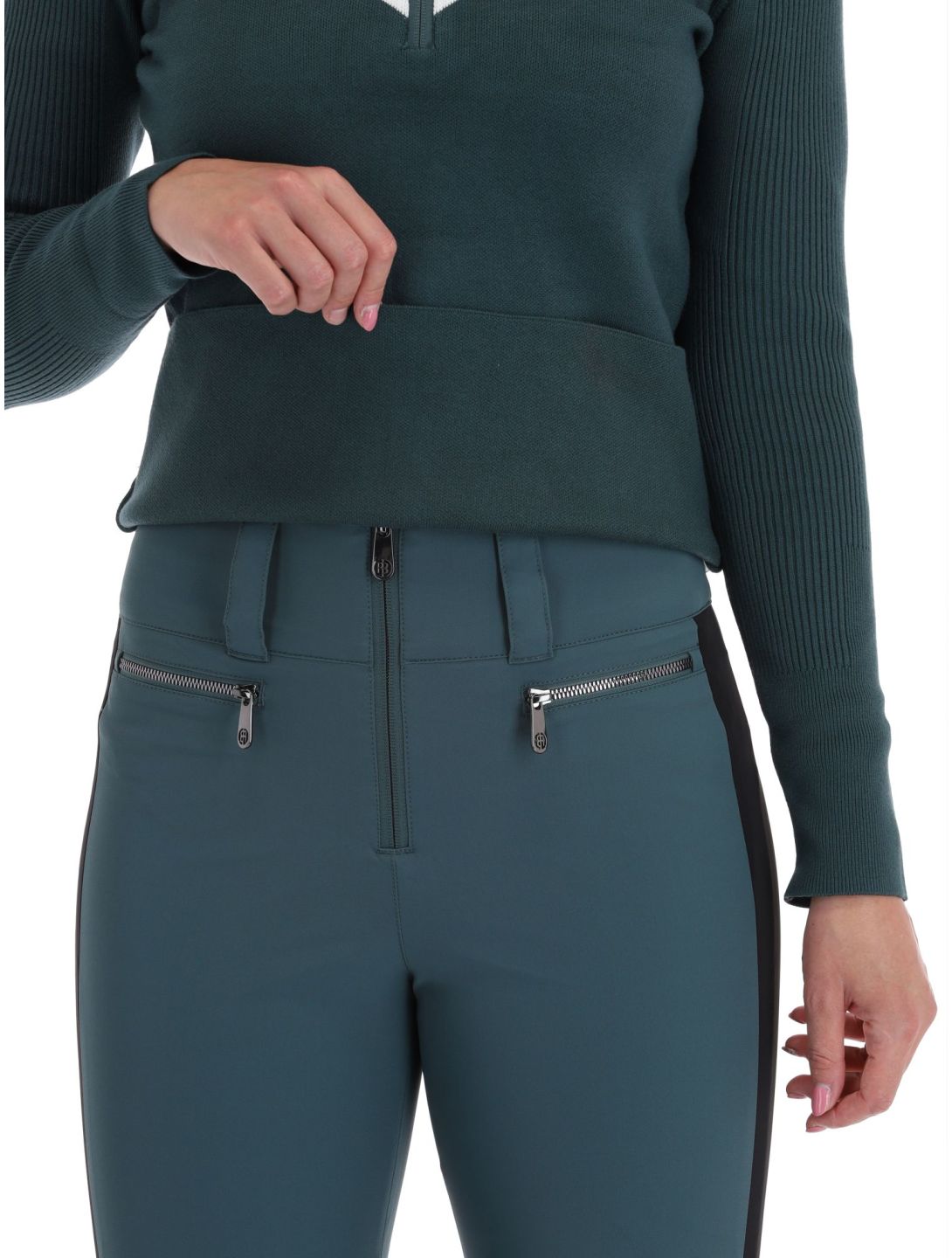 Poivre Blanc, Active Line W23-3540-WO pullover women Ever Green green 