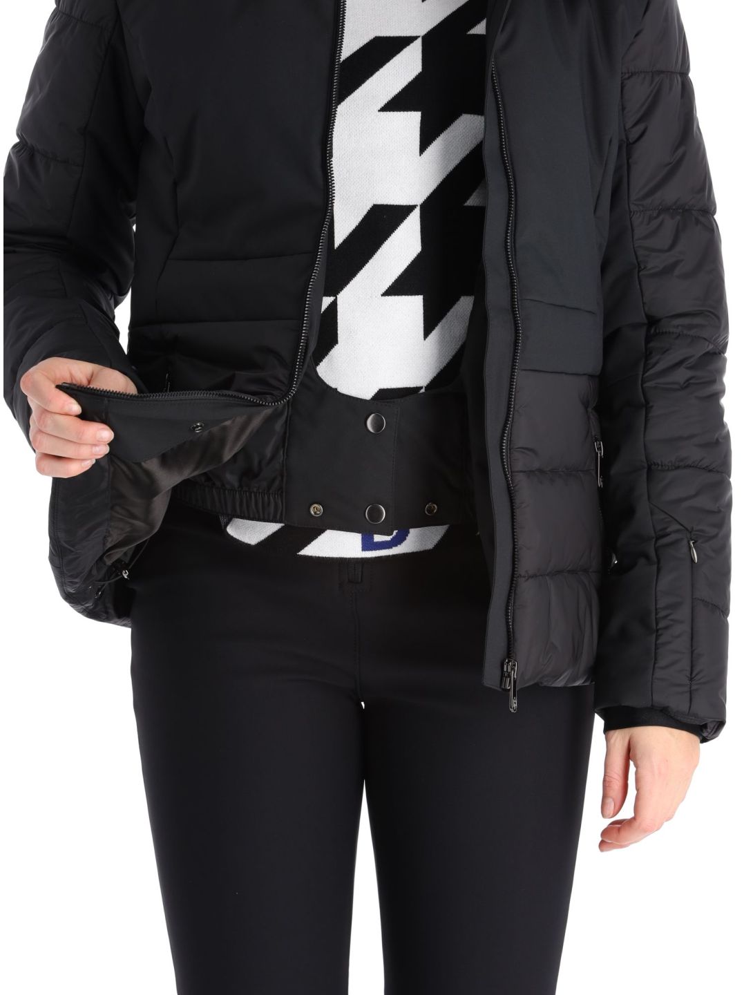 Poivre Blanc, Lifewear Line W23-0701-WO ski jacket women Black black 