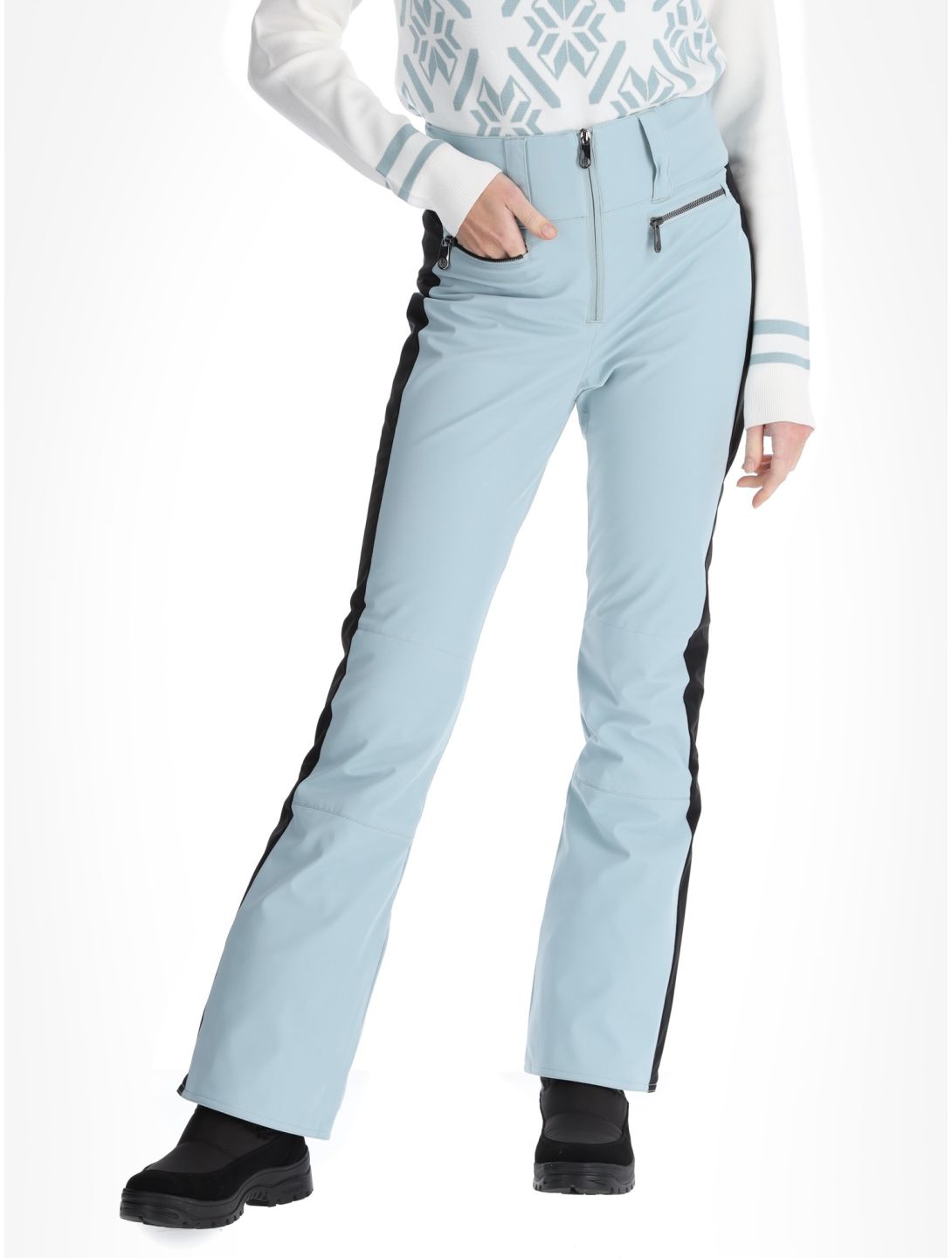 Poivre Blanc, Luxe Sport 24PBH0822/WO ski pants women Aloe Blue / Black black, blue 