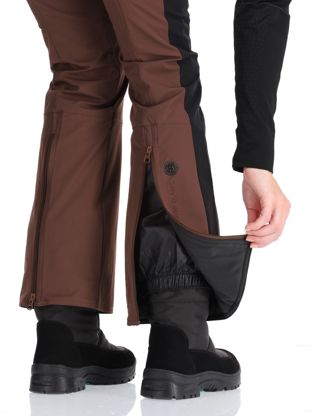 Poivre Blanc, Luxe Sport 24PBH0822/WO ski pants women Choco Brown / Black black, brown 