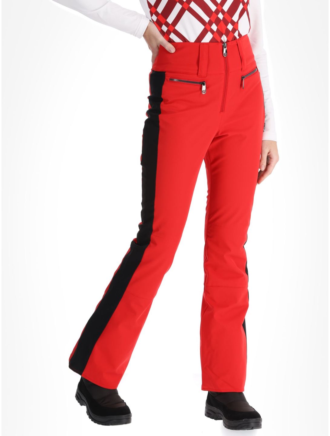 Poivre Blanc, Luxe Sport 24PBH0822/WO ski pants women Scarlet Red / Black black, red 