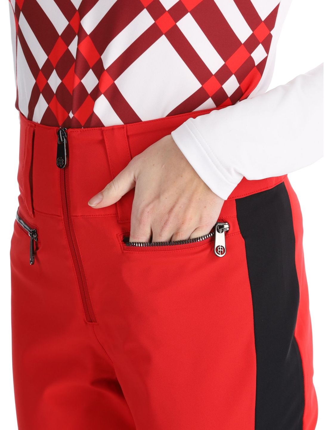 Poivre Blanc, Luxe Sport 24PBH0822/WO ski pants women Scarlet Red / Black black, red 