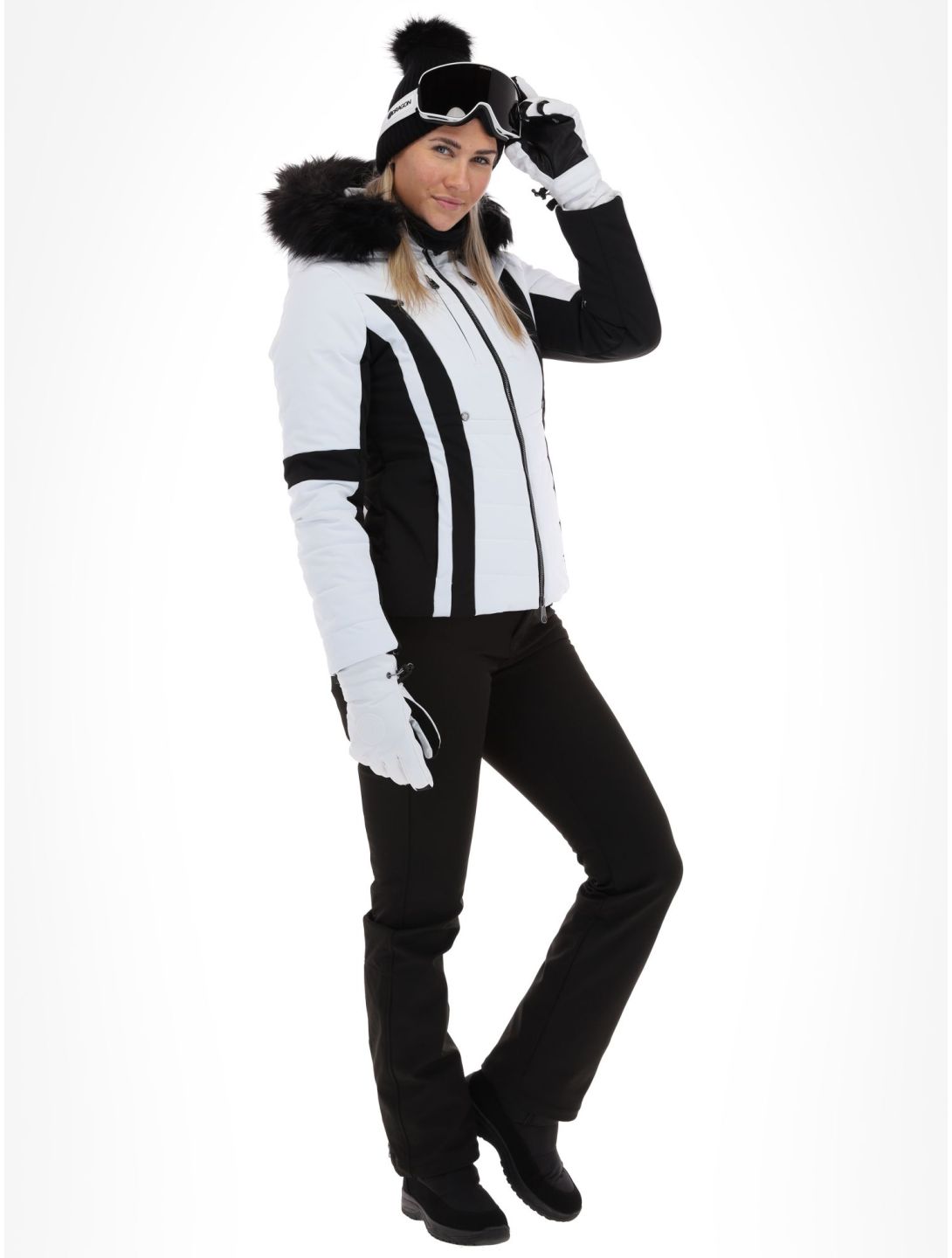 Poivre Blanc, Luxe Sport Line W23-0804-WO ski jacket women White / Black black, white 