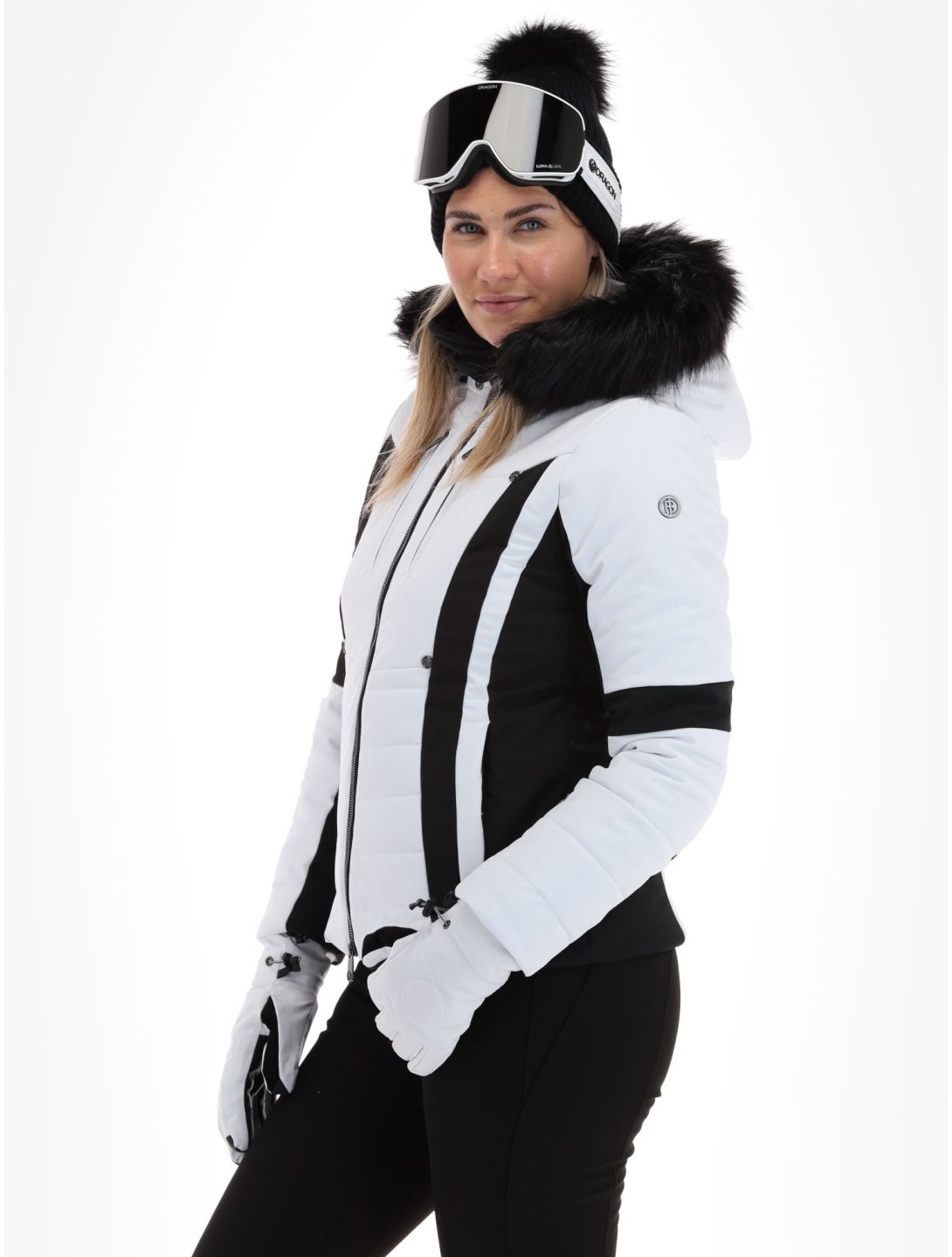 Poivre Blanc, Luxe Sport Line W23-0804-WO ski jacket women White / Black black, white 