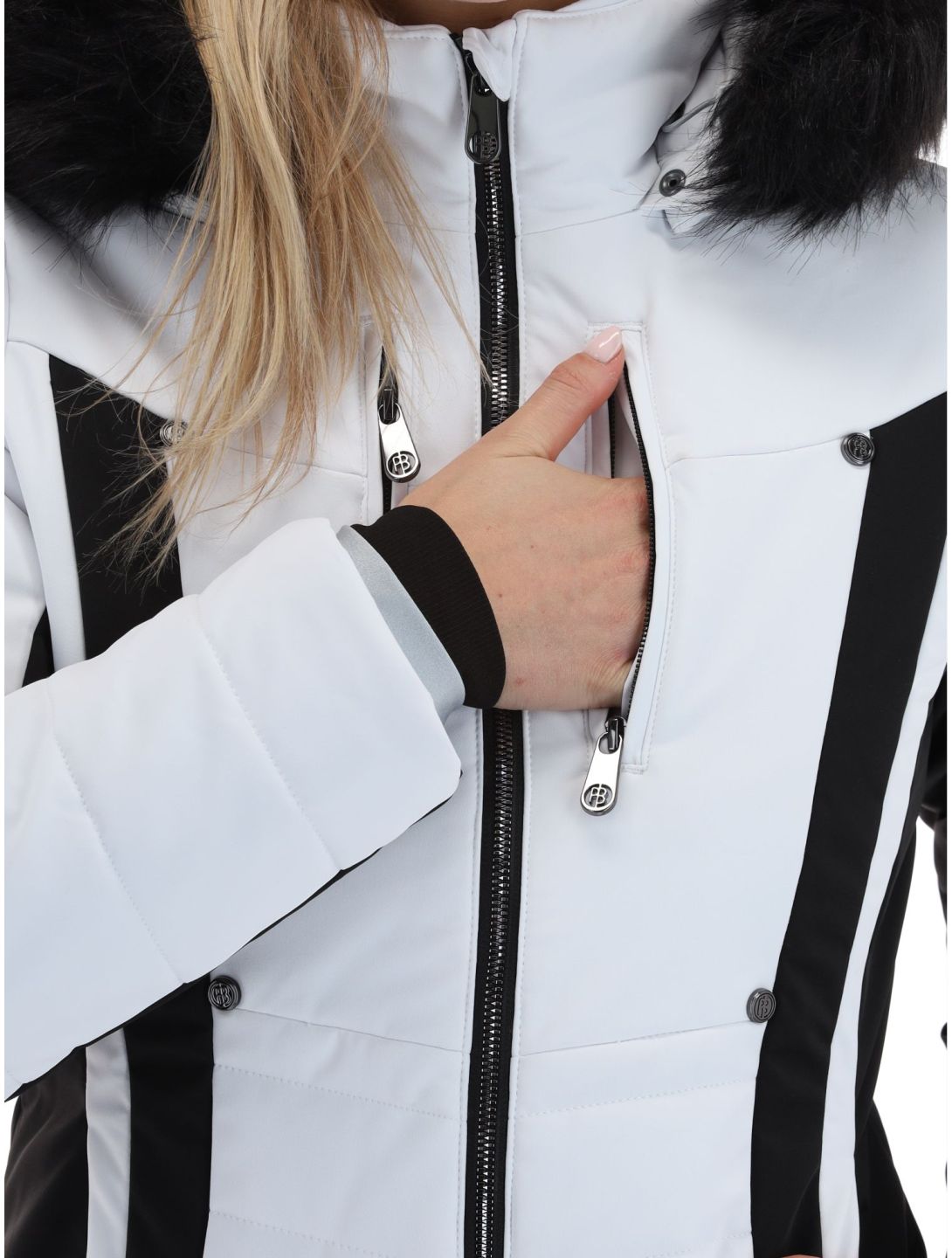 Poivre Blanc, Luxe Sport Line W23-0804-WO ski jacket women White / Black black, white 