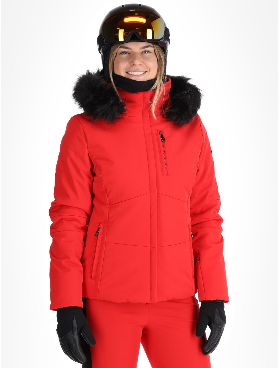 Poivre Blanc, Traditional 24PBH0802/WO ski jacket women Scarlet Red red 