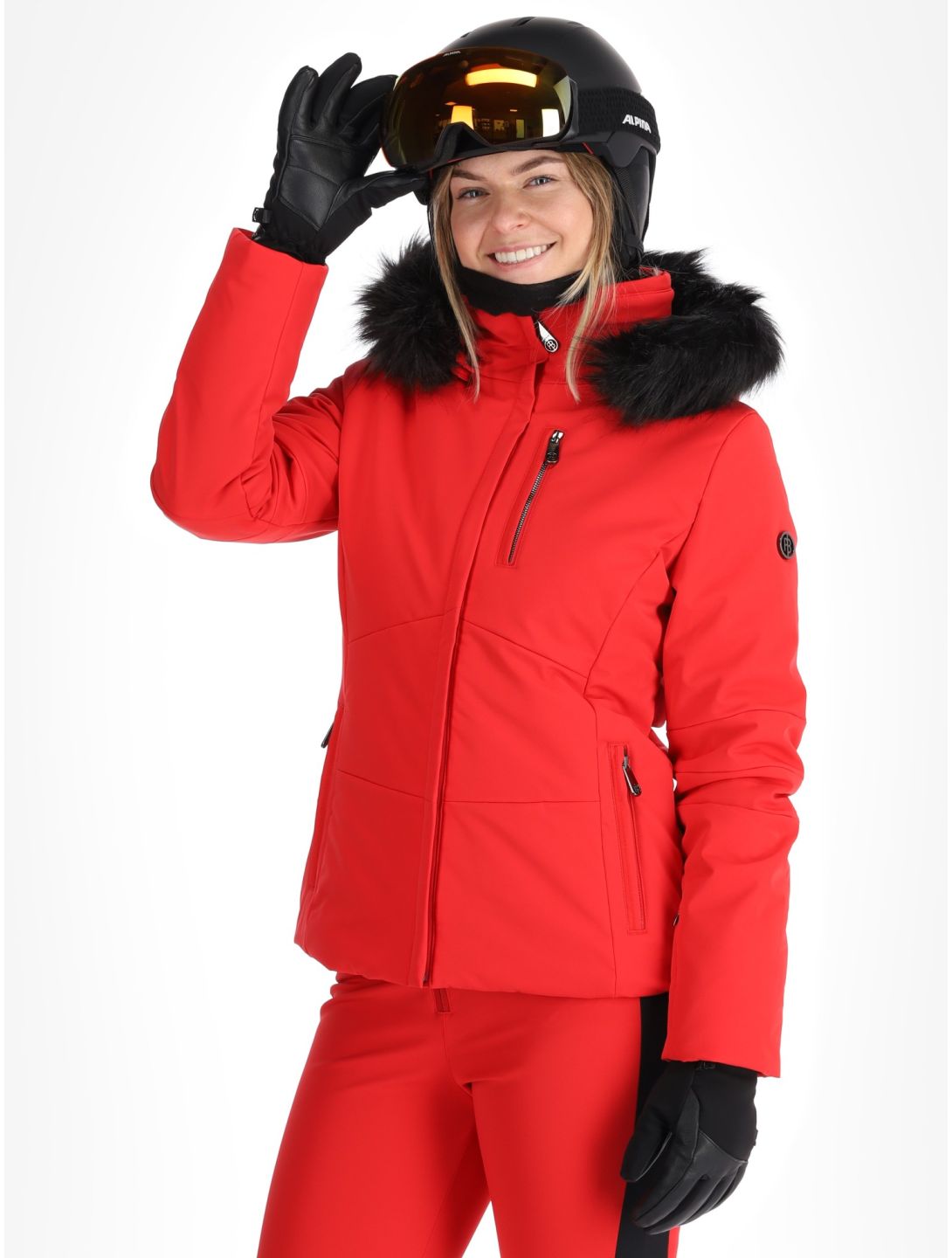 Poivre Blanc, Traditional 24PBH0802/WO ski jacket women Scarlet Red red 