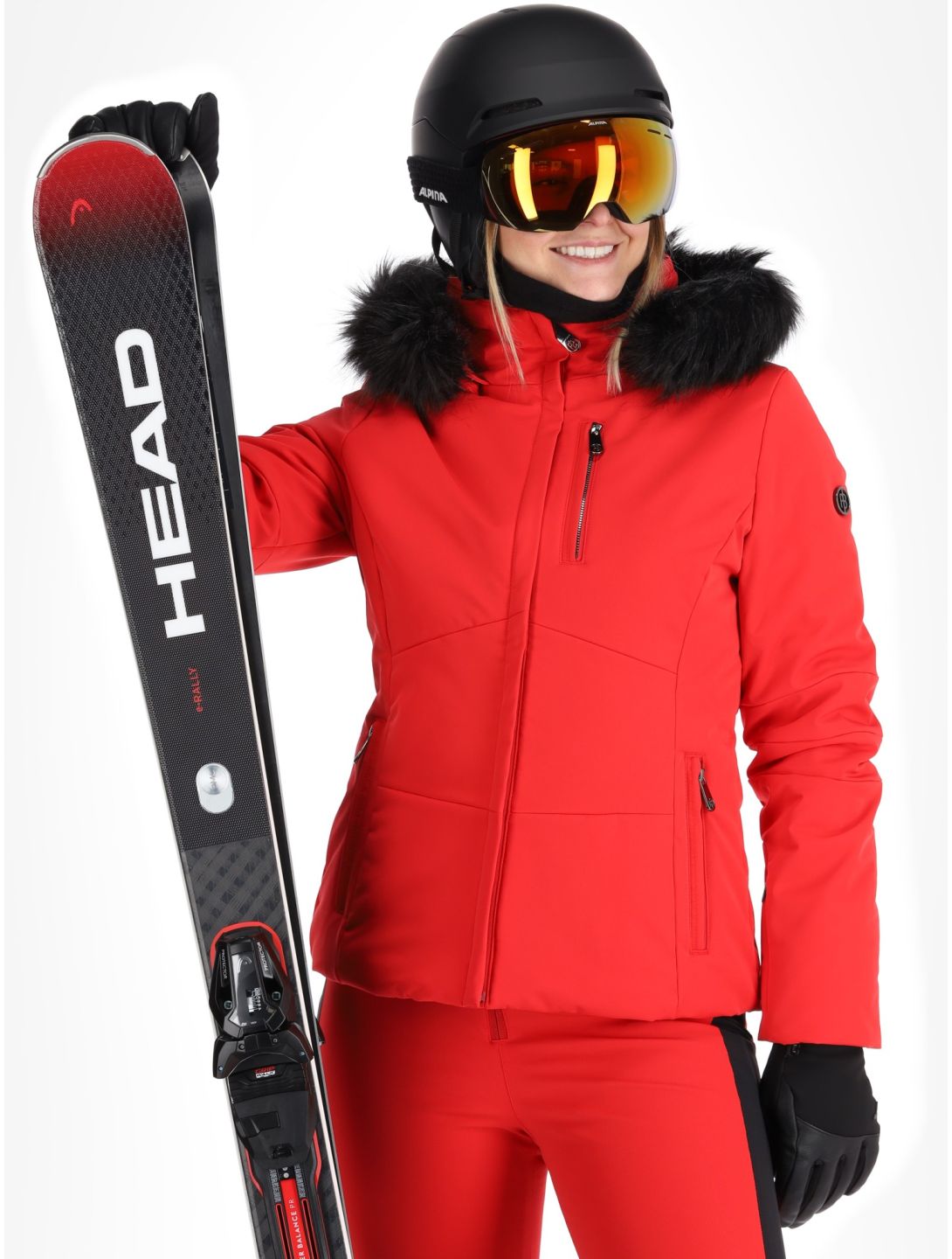 Poivre Blanc, Traditional 24PBH0802/WO ski jacket women Scarlet Red red 