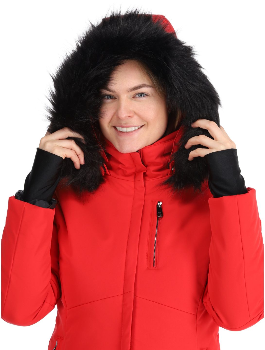 Poivre Blanc, Traditional 24PBH0802/WO ski jacket women Scarlet Red red 