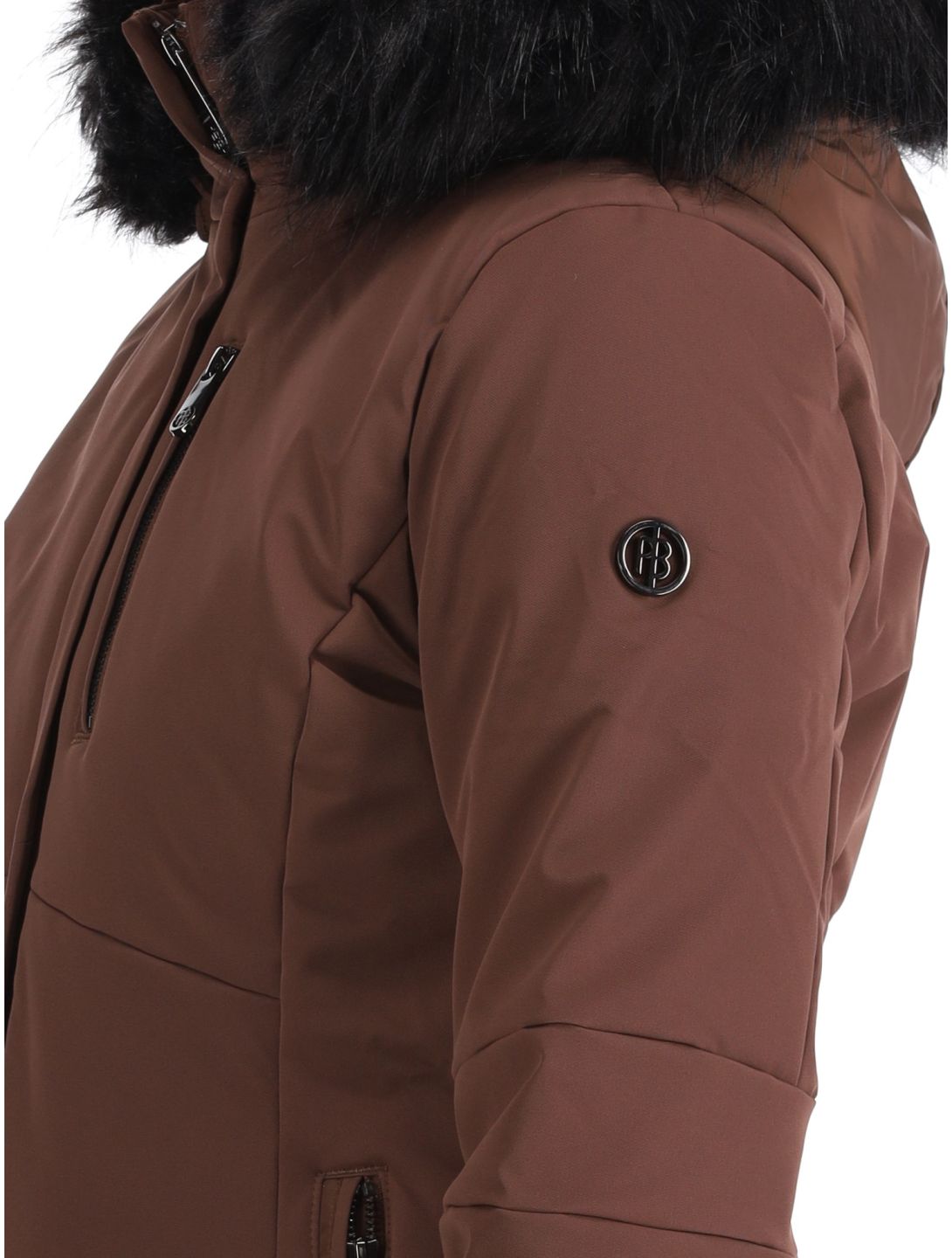 Poivre Blanc, Traditional 24PBH0802/WO ski jacket women Choco Brown brown 