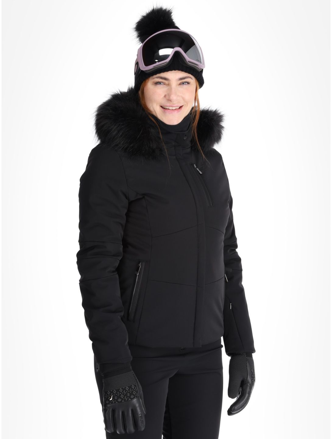 Poivre Blanc, Traditional 24PBH0802/WO ski jacket women Black black 