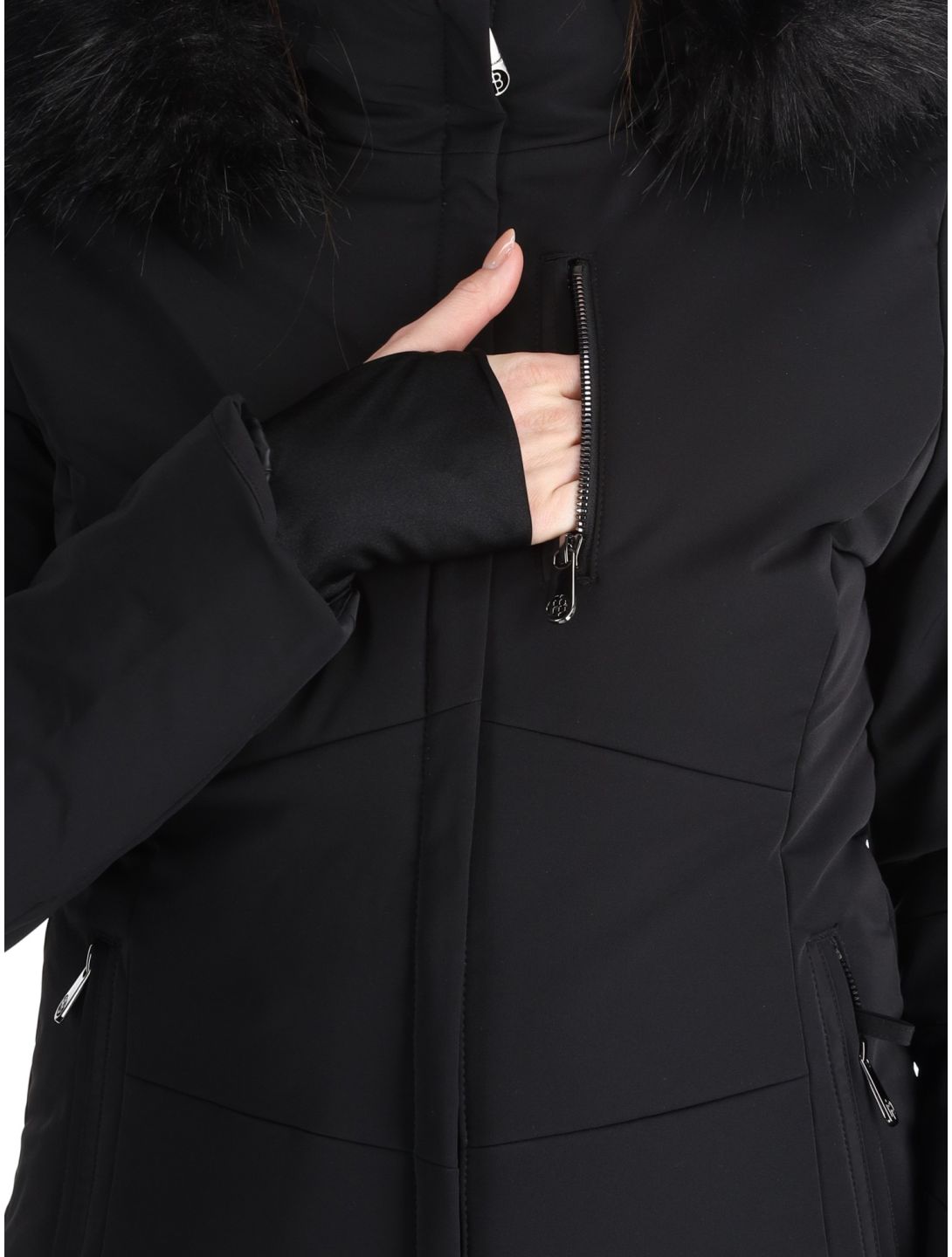 Poivre Blanc, Traditional 24PBH0802/WO ski jacket women Black black 