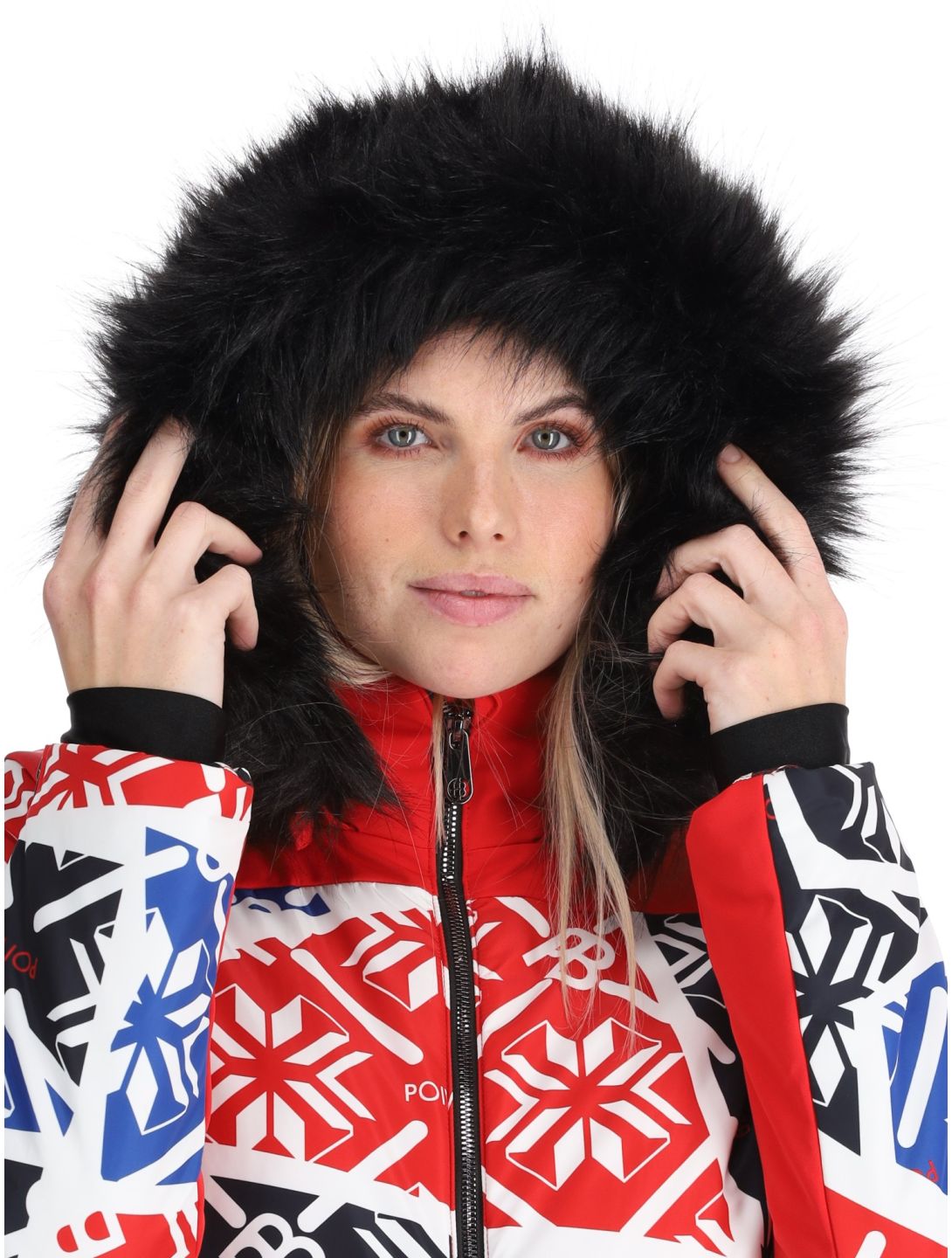 Poivre Blanc, Traditional 24PBH0831/WO/P ski suit women Print Scarlet Red red 