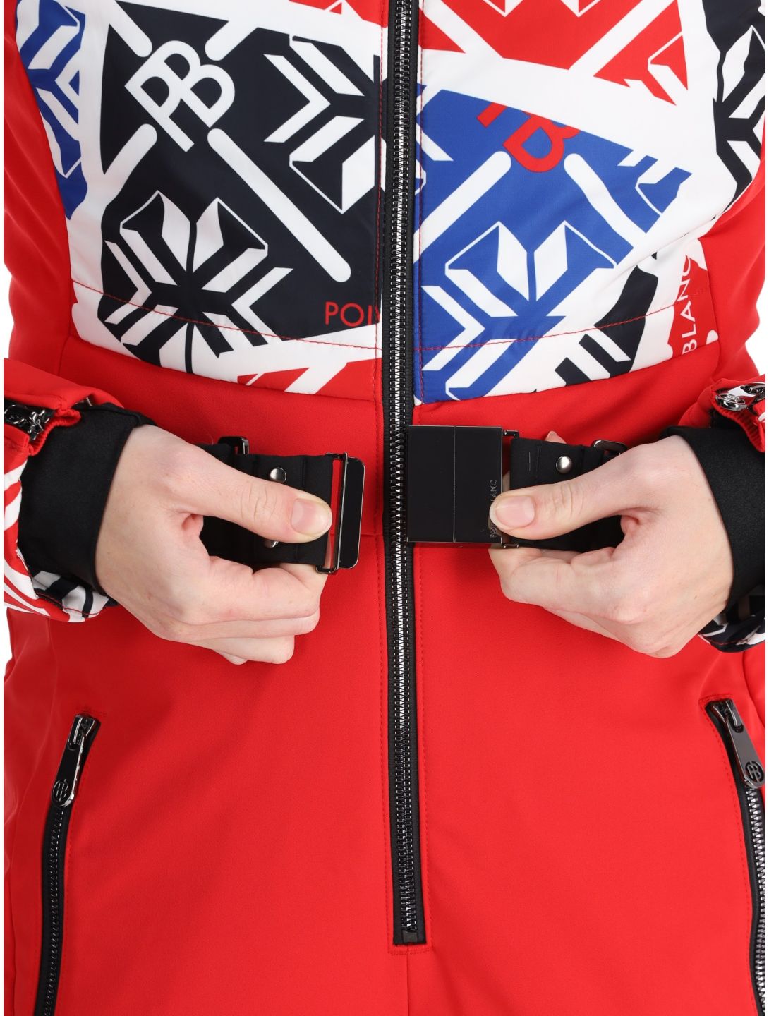 Poivre Blanc, Traditional 24PBH0831/WO/P ski suit women Print Scarlet Red red 