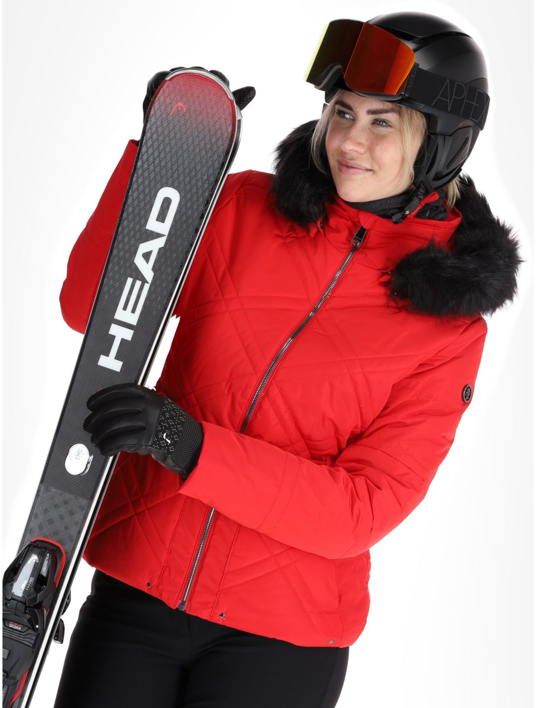 Poivre Blanc, Traditional 24PBH1003/WO/A ski jacket women Scarlet Red red 