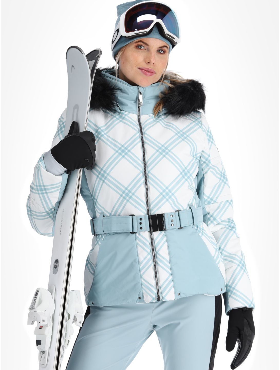 Poivre Blanc, Traditional 24PBH1003/WO/C ski jacket women Cross Aloe Blue blue, white 