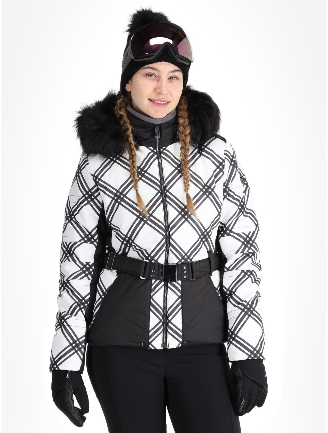 Poivre Blanc, Traditional 24PBH1003/WO/C ski jacket women Cross Black black, white 