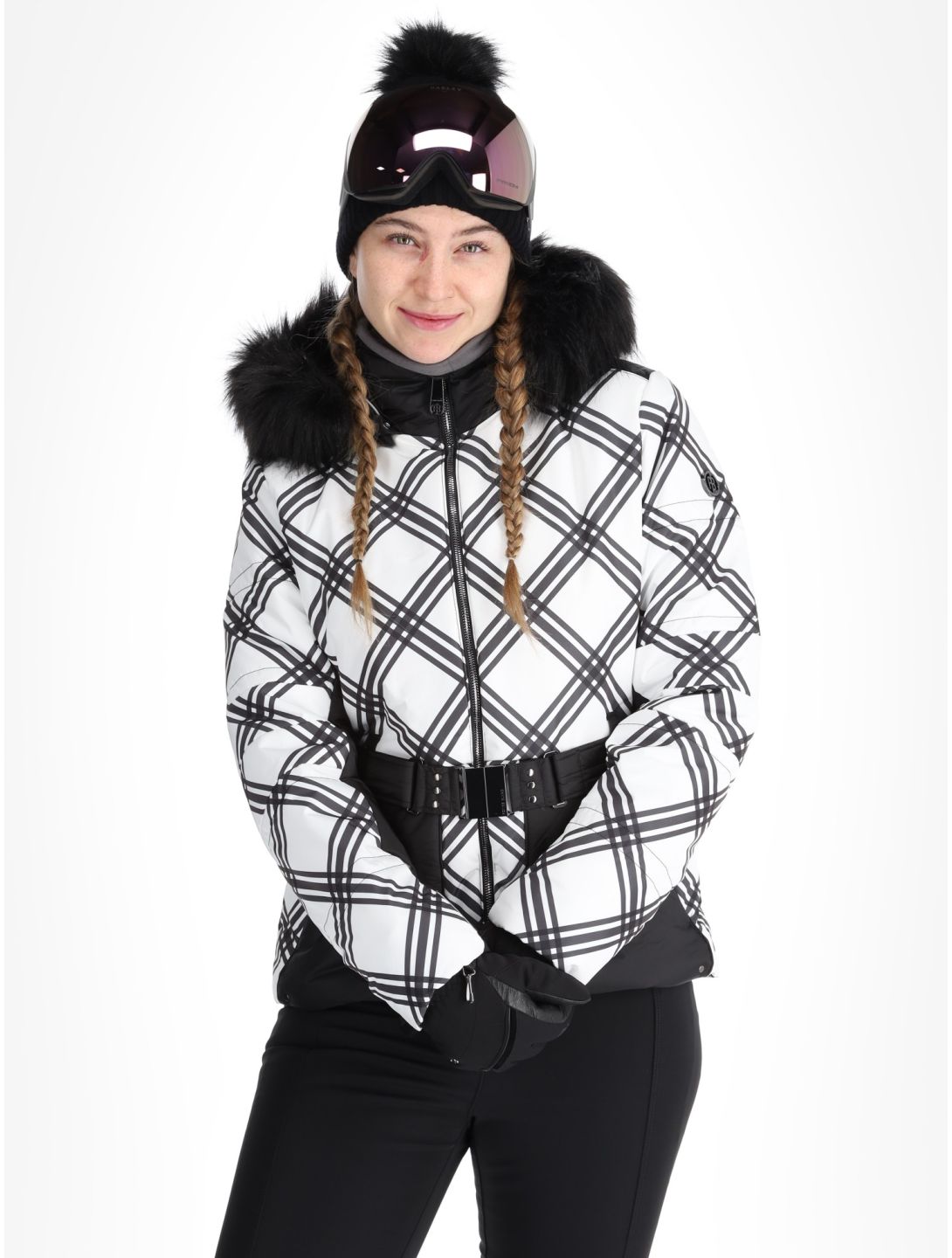 Poivre Blanc, Traditional 24PBH1003/WO/C ski jacket women Cross Black black, white 