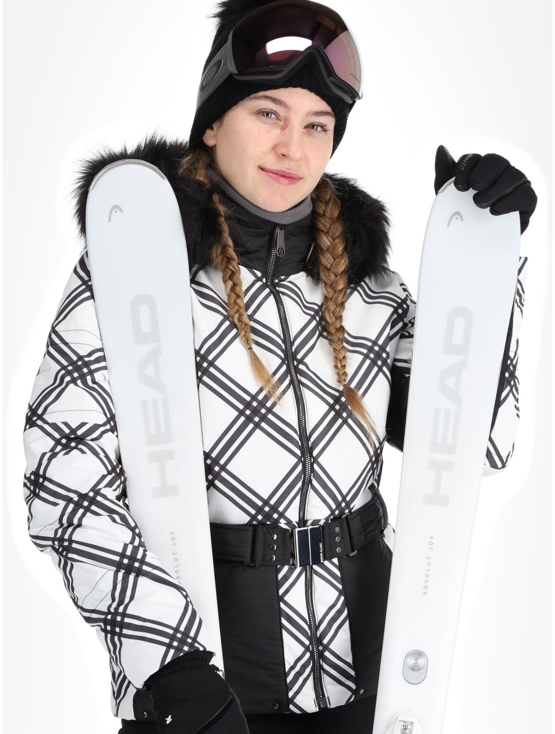 Poivre Blanc, Traditional 24PBH1003/WO/C ski jacket women Cross Black black, white 