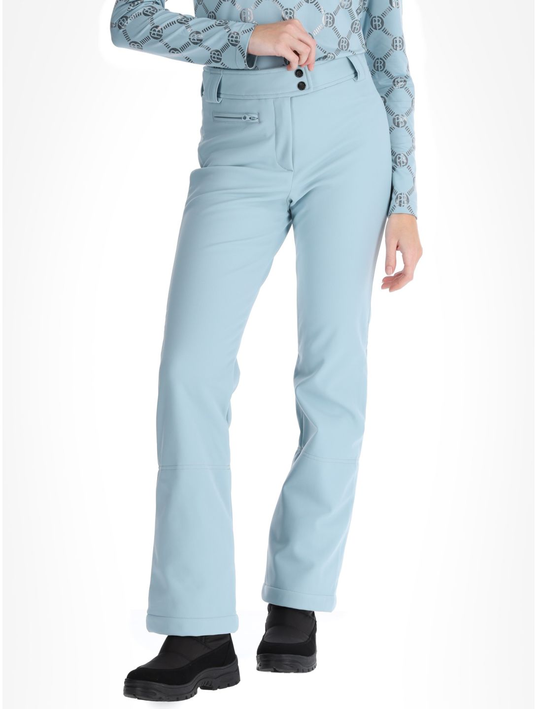 Poivre Blanc, Traditional 24PBH1120/WO/A softshell ski pants women Aloe Blue blue 