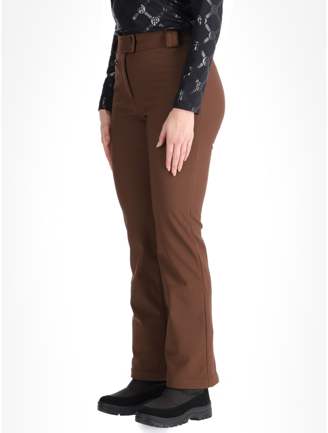 Poivre Blanc, Traditional 24PBH1120/WO/A softshell ski pants women Choco Brown brown 