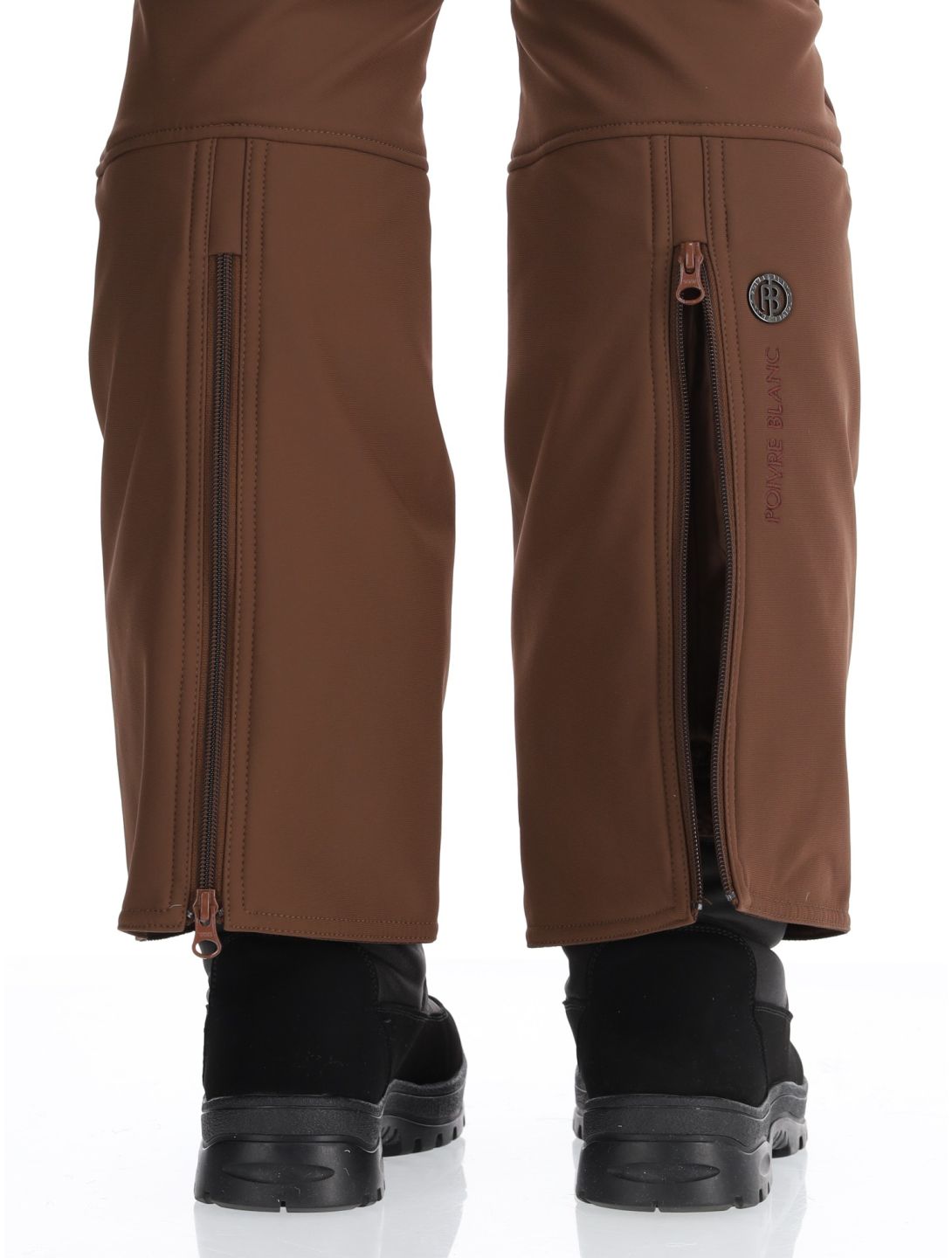 Poivre Blanc, Traditional 24PBH1121/WO/A softshell ski pants women Choco Brown brown 